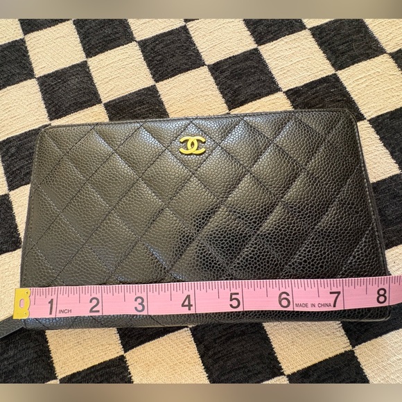 CHANEL Quilted Caviar Organizer Wallet - Picture 13 of 16